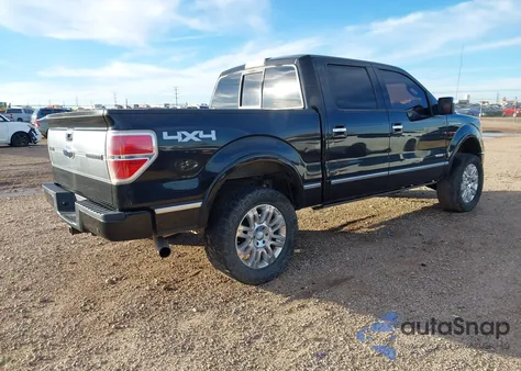 2012 Ford F-150 Platinum from USA, damaged, VIN 1FTFW1ET5CFC55679